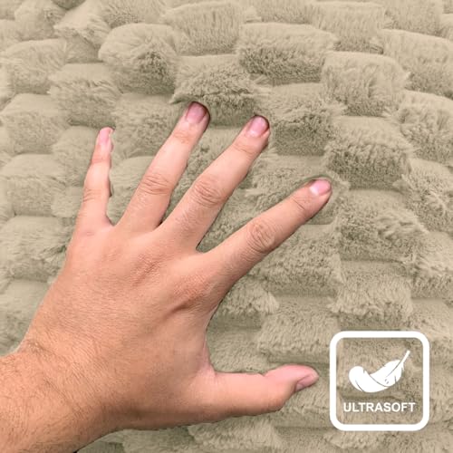 Image of Luxe Home Cushion Cover Super Soft Decorative Cushion Cover for Sofa, Bedroom, Living Room Cushion Cover 16 Inch x 16 Inch Beige-Pack of 2