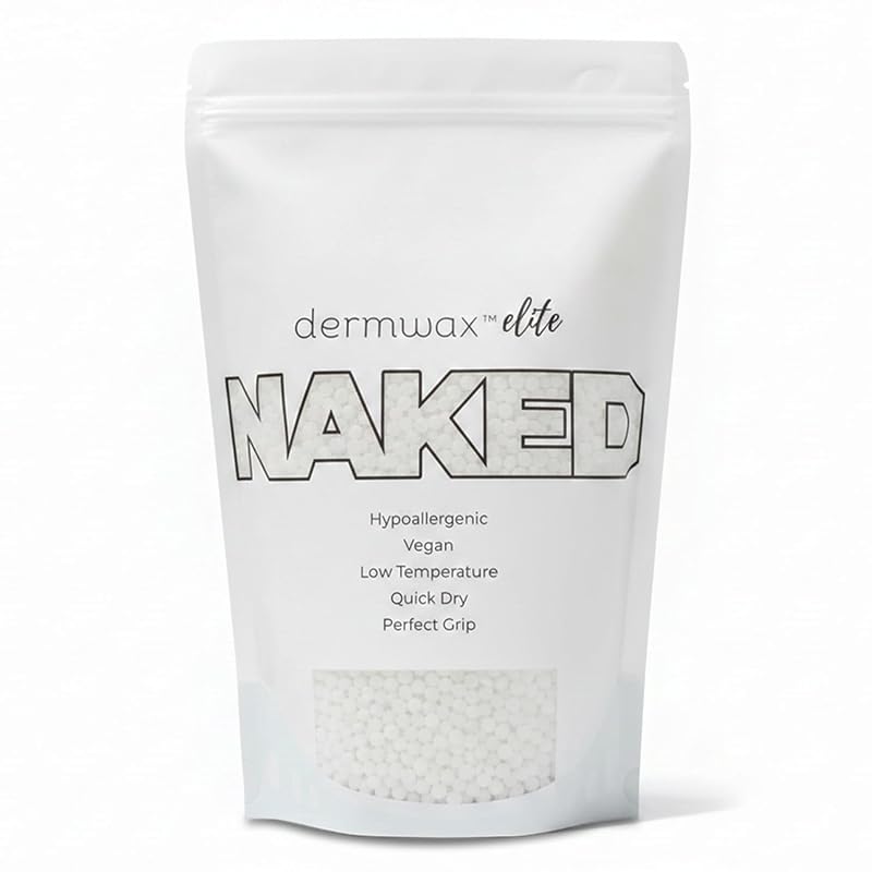 Dermwax Elite Naked Clear Cera Dura em Pérolas Transparente