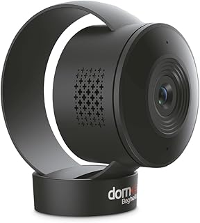 Beghelli – Webcam Full HD 1080p, Indoor Wifi Camera, Remote Control, 2MP, Swivelling, Night Vision, Motion Sensor, Dom-e A…