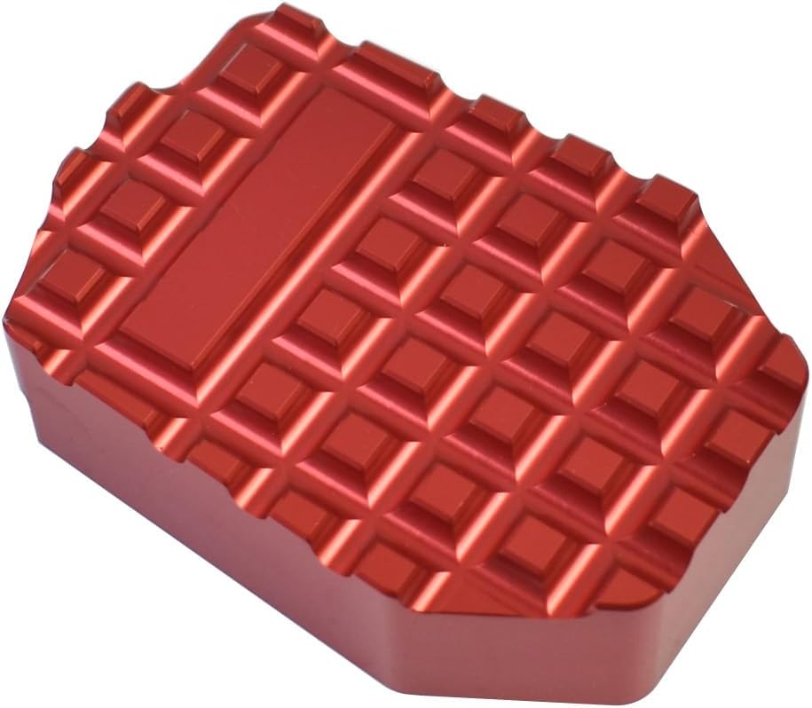 Motorcycle fit for HO&N&DA Rebel CMX1100/DCT CMX1100A 2021 2022 2023 2024 2025 Rear Foot Brake Pedal Lever Enlarge Extension Footrest Pad Extender (Red)