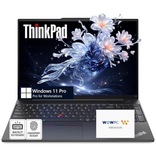 Image of Lenovo ThinkPad E16 Gen 2 Business Laptop, Intel Core Ultra 5 125U (> i7-1355U), 40GB DDR5 RAM, 1TB SSD, 16 inch WUXGA IPS Anti-Glare Display, Backlit Keyboard, Fingerprint Reader, RJ-45, Windows 11 Pro