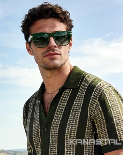 Image of KANASTAL Over Glasses Sunglasses Square Fit Over Polarized Sunglasses UV400