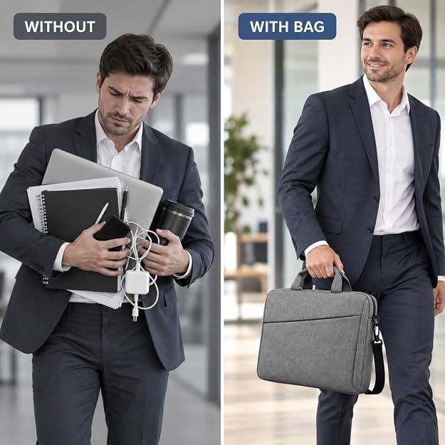 Image of Grey Laptop Bag