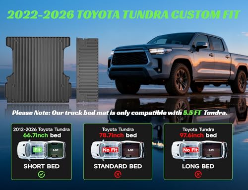 Image of Truck Bed Mat for Toyota Tundra 2022-2026, 5.5FT