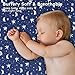 FILLEEP Baby Crib Sheets for Boys Girls Neutral, 2 Pack Crib Mattress Sheet for Standard Crib and Toddler Mattress, Super Soft Breathable Fitted Crib Sheet, 52