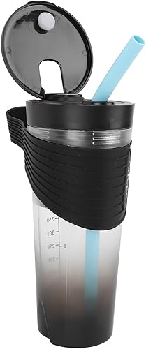 Miniatura 7 de Licuadora portátil, resistente al agua de 15.6 fl oz, licuadora personal con 6 cuchillas ultra afiladas, recargable por USB de 4000 mAh, mezclador