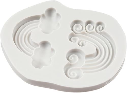 Miniatura 5 de QDMOLDS Moldes de silicona arcoíris para pastel de arcoíris, para decoración de pastel de cumpleaños de bebé, decoración de pastel de caramelo,