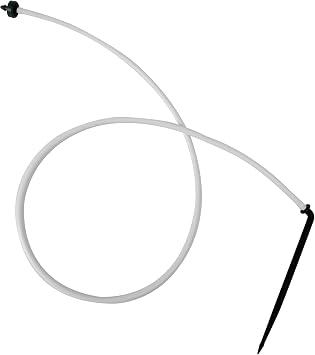 Netafim Automatic Irrigation 36-in Dripper Stake Assembly, 2 GPH, Bundle of 25 White
