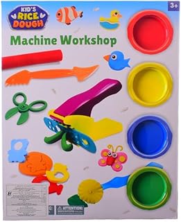 Machine Work Kids Rice Dough For 3 Years And Above - Multicolour