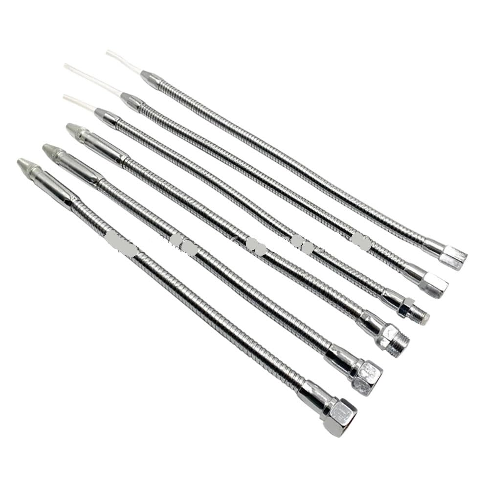 SBTRKT Flexibler Kühlmittelschlauch aus Metall for Wasser- und Ölkühlung mit Rundkopfdüse und einstellbarem Schalter for die Kühlung von CNC-Drehmaschinen(3/8 Male 500mm)