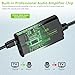 LiNKFOR 192kHz DAC Converter Digital to Analog Converter Digital Optical SPDIF Toslink to Analog Stereo Audio RCA L/R Audio Adapter with Optical Cable for HDTV Blu Ray DVD Amps (RCA Male)