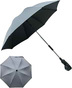 Ombrellino Passeggino FINEVERNEK - Anti-UV 50+, Regolabile, Impermeabile, Universale - Foto 12