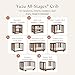 Babyletto Yuzu Convertible All-Stages Bassinet, Midi, Full-Size Crib in Natural Walnut, Greenguard Gold Certified, Portable & Adjustable with Conversion Kits and Pads Included