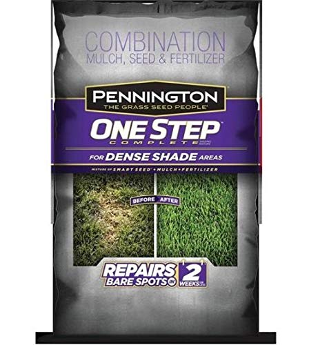 Pennington 8.3 lbs One Step Complete for Dense Shade Mulch Areas with Smart Seed, Mulch, Fertilizer Mix