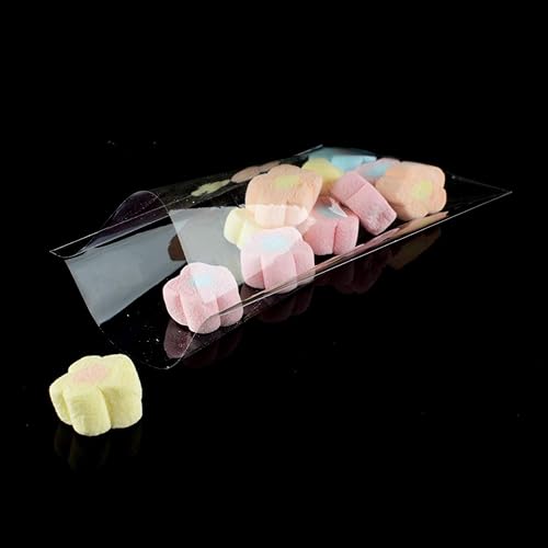 Miniatura 6 de FUNNYARD 200 bolsas de celofán transparente de 3.15 x 6 pulgadas, bolsas de celofán para fiestas, bolsas planas para celofán para regalo, panadería,