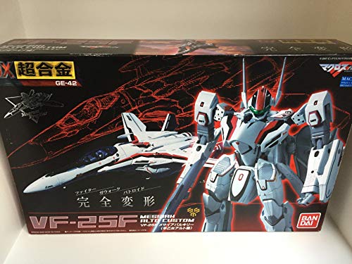 Bandai Macross Frontier GE-42 VF-25F Super Messiah Chogokin miniatura 1