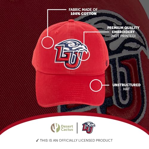 Gorra de béisbol bordada con visera Flameada ajustable miniatura 4