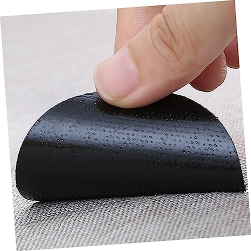 20 pares de calcomanías antideslizantes para sofá y alfombras en color negro 8