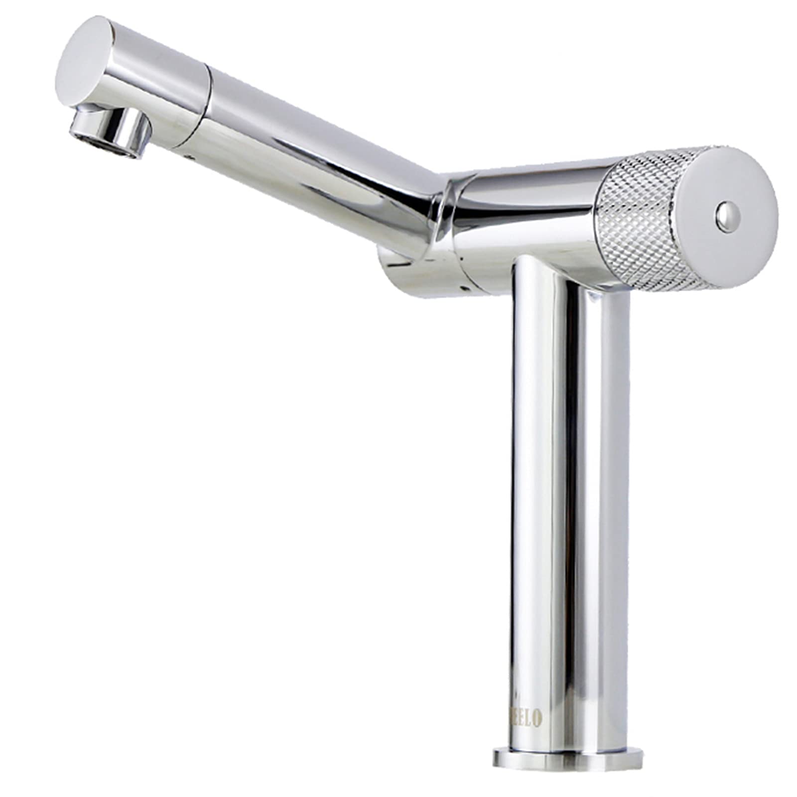 Robinet de lavabo de salle de bain anti-éclaboussures à bec orientable