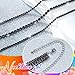Unicra Black Rhinestone Necklace Diamond Choker Necklaces Formal Bridal Prom Fashion Costume Jewelry Necklace for Women (Black)