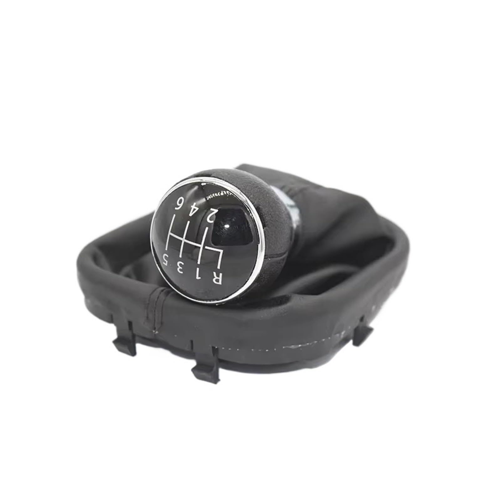 Ixcbitc 6 Speed Shifter Lever Knob For Vw For Touran For Caddy Mk2 2003-2015 5/ Gaiter Boot Cover Gear Shift Knob Stick Gaiter Boot Cover(6 Speed)