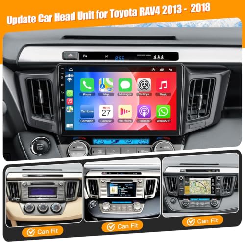 Image of (8Core + 128GB) Car Radio Stereo for Toyota RAV4 2013-2018