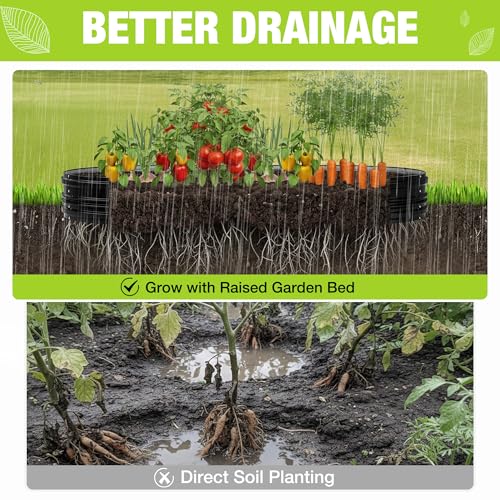 Image of WORKPRO 2PK 8x4x1ft Outdoor Galvanized Raised Garden Bed Set