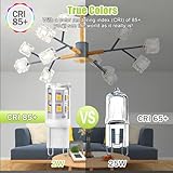 Yuiip G9 LED Light Bulb, 2W Warm White Light Bulbs, Equivalent to 20W/25W Halogen, CRI>85, Non-Dimmable, Non-Flicker, 360° Beam Angle, Energy Saving, AC 220-240V, for Home Lighting(5 Pack) - Image 3
