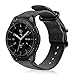 Produktbild Fintie Armband kompatibel mit Galaxy Watch 3 41mm/Galaxy Watch 42mm/Galaxy Watch Active/Active 2/Gear Sport/Gear S2 Classic - Premium Nylon Uhrenarmband verstellbares Sport Ersatzband, Schwarz