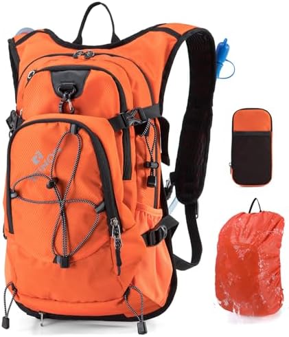 Hydration Backpack Pack with 2L Water Bladder 18L Hiking Backpack...