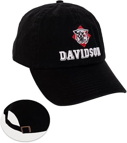 Desert Cactus Davidson - Gorra de béisbol de la universidad Wildcats con ala embroirderd, gorra de tela ajustable para adultos (estilo A) color