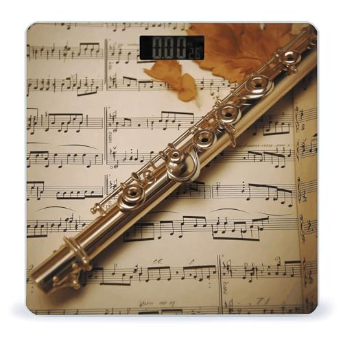 Báscula Digital Corporal de Alta Precisión Flute Music miniatura 1