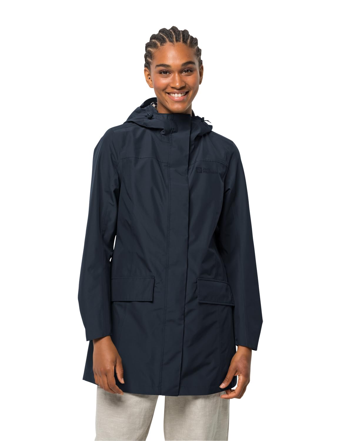 Jack Wolfskin Women's Cape York Paradise Coat W Coat, Night Blue, M, night blue, M
