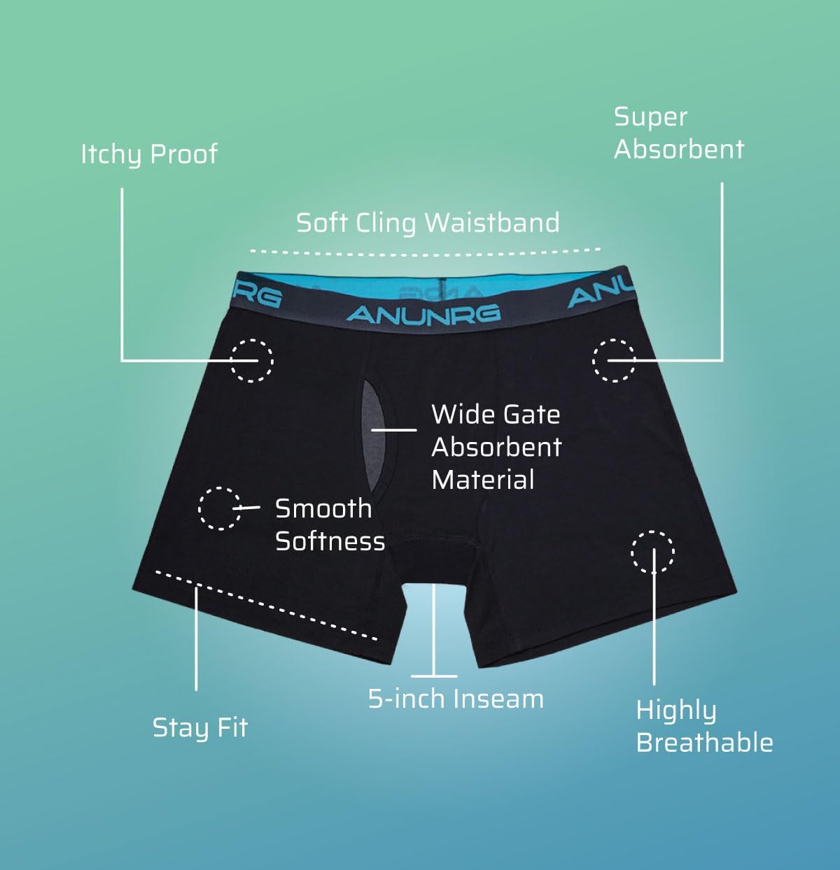 Mens Ultra Soft Tencel Micro Modal and Bamboo Viscose Athletic Boxer Brief Underwear - Image 9