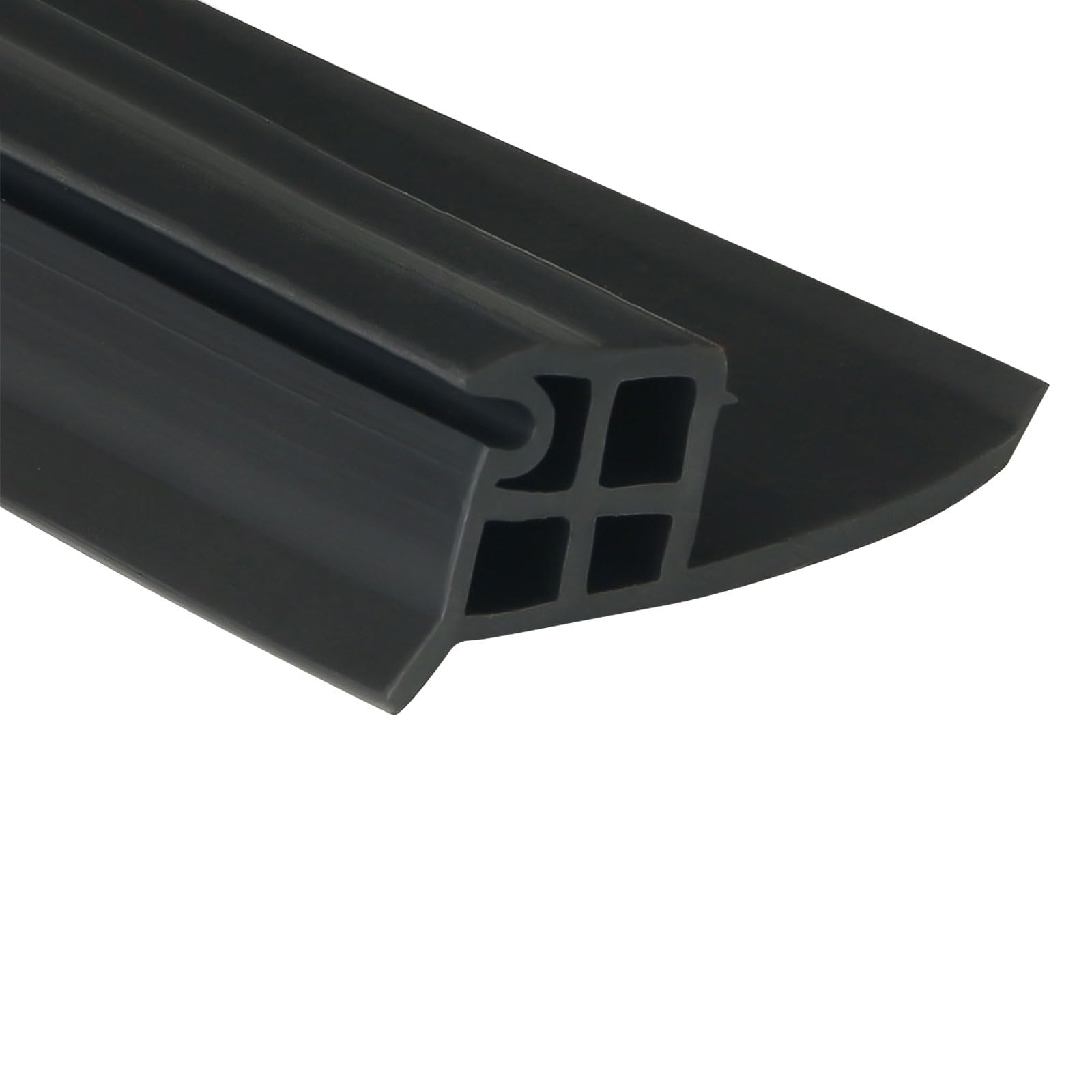 Tertioi Oh! Window Channel Protector 1M Rubber Unit Blocks Water Intrusion Reducing Noise Transmission High Elastic Rubber Seal