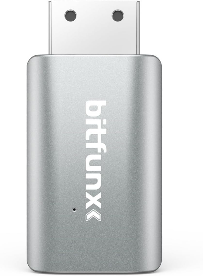 BITFUNX Dreamcast HDMI™ Adapter - Supports VGA to HDMI™, Plug & Play Video Game Adapter with No Lag, Mini HD Video Audio Converter for Dreamcast Game Console All Version