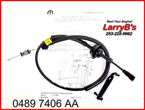 Dodge Ram 2500 3500 Cummins Diesel 12 Valve throttle Cable 0489 7406 AA early