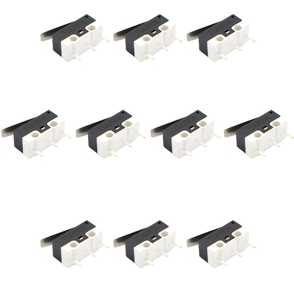 Endschalter-Set – 10 Stück Mechanische Endstopp-Mikroschalter Mit 70 Cm Kabel (22 AWG) Für 3D-Drucker RAMPS 1.4, Arduino & CNC