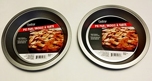 Cooking Concepts 10068 1608 Two 9 Inch Pie Pans A Heavy Weight Steel None Stick Bakeware Set thumb #1