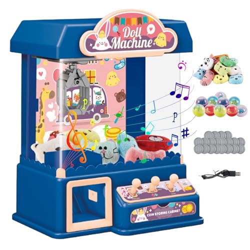 Machine à griffes enfants bleu mini distributeur automatique de jouets et bonbons