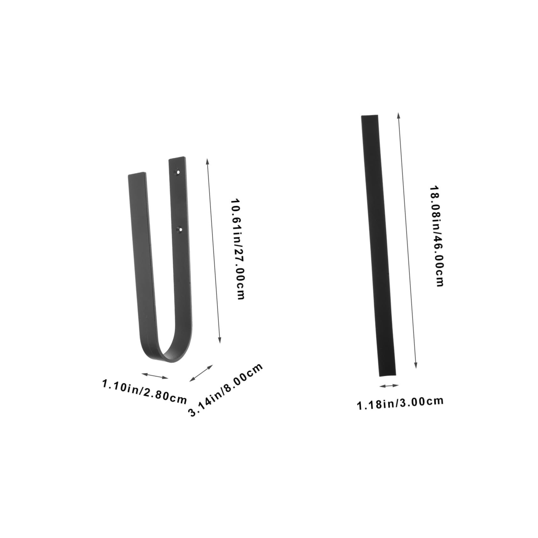 HANABASS Metal Surfboard Wall Rack Snowboard Sled 4-Wheel Skateboard Mount Hook Durable Easy Install