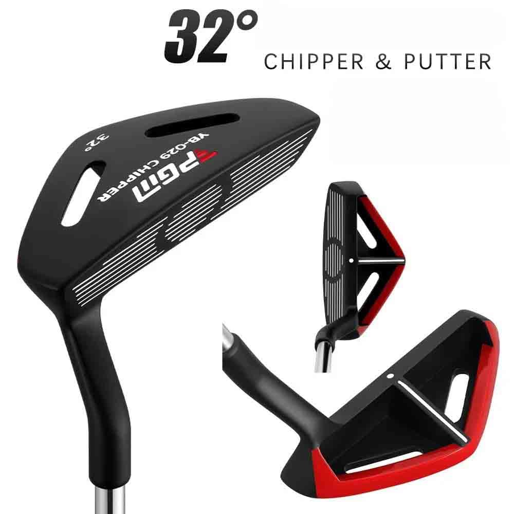 Cortadora de golf de 32 grados con eje de acero, ideal para diestros, hombres, mujeres, principiantes, golfistas, clubes, putters deportivos