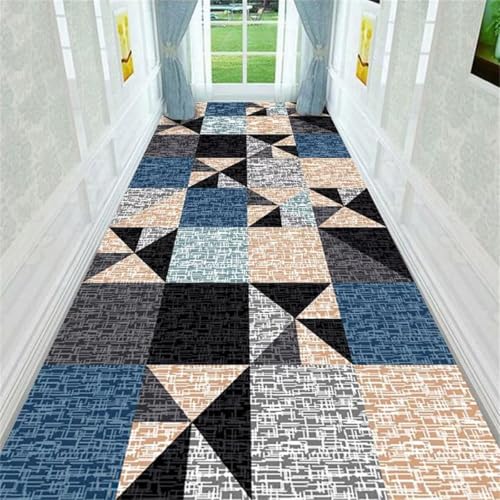 Tapis moelleux antidérapant 80X150CM à texture florale et design multicolore - 2