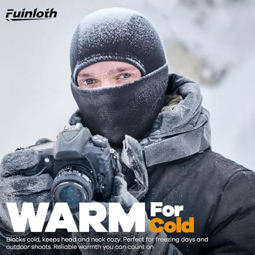 image for Fuinloth Ski Mask Balaclava Pro, Cold Weather Windproof Thermal Shiest