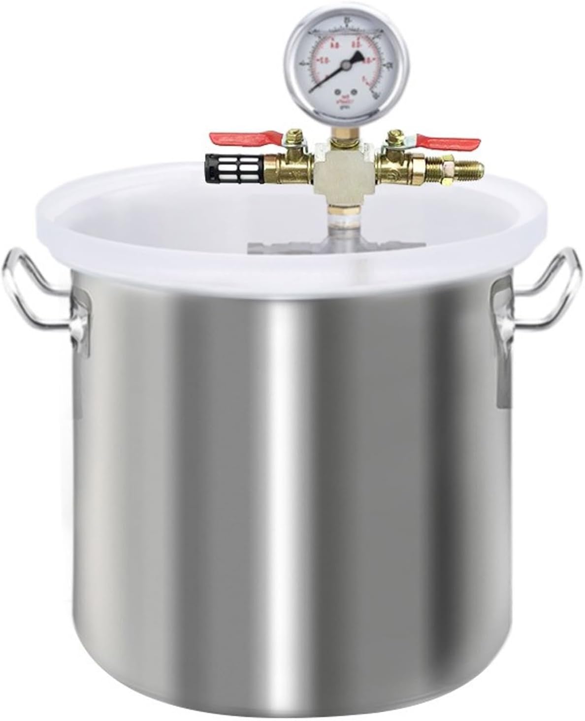 13 6 3 2 Gallon Vacuum Degassing Chamber Kit, Large Vacuum Chamber For Diy Resin Casting, With Acrylic Crystal Cover And 1.5 Meter Hose For Stabilizing Wood/Epoxy/Degassing Silicone(12L/3Gal(25x25cm/9
