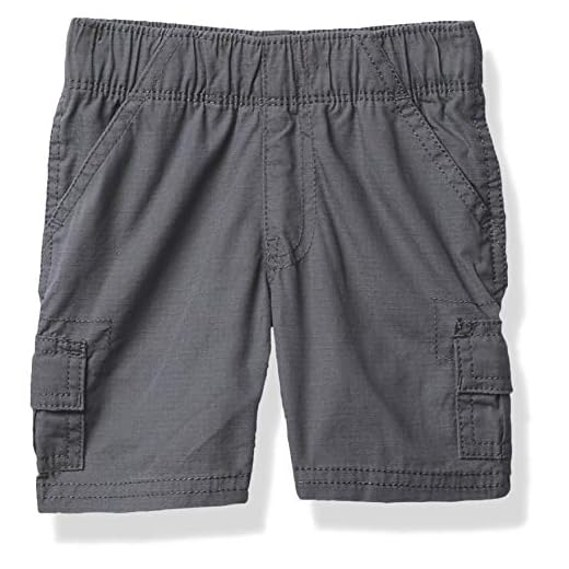 The Children's Place Bermuda cargo para bebês meninos, Storm Single, 12-18 Meses