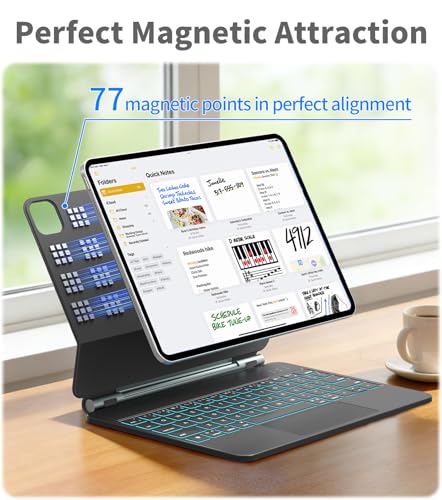 Image of iPad Pro 11-inch Case with Keyboard (M5 2025 /M4 2024), Uninterrupted View, Snap Tight, Magic Keyboard for iPad Pro 11-inch M5 /M4, Effortless Command with Comfort Angle, Black