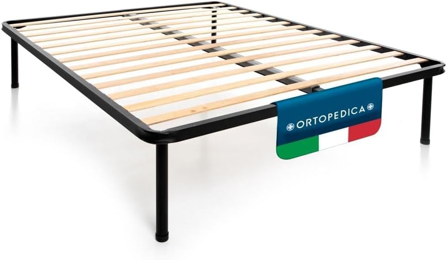 DOLCI SOGNI Rete Matrimoniale 160x190, Rete Ortopedica 100% Made in Italy, Rete Letto Matrimoniale a...