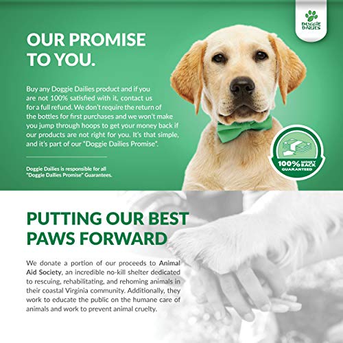 Doggie Dailies Pet Ear Cleaner, Tea Tree Oil, Witch Hazel and Soothing Aloe, Vet Formulated Ear Cleaner for Dogs, Gently Removes Wax and Debris, Reduces Odor, and Maintains Ear Cleanliness