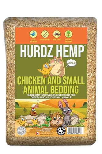 [20lbs] Hemp Bedding for Chickens - Made from 100% Natural